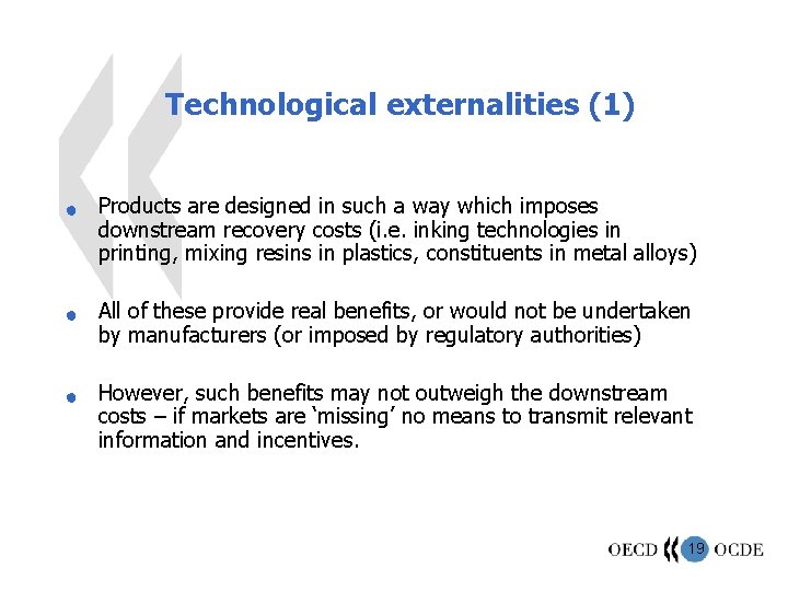Technological externalities (1) n n n Products are designed in such a way which