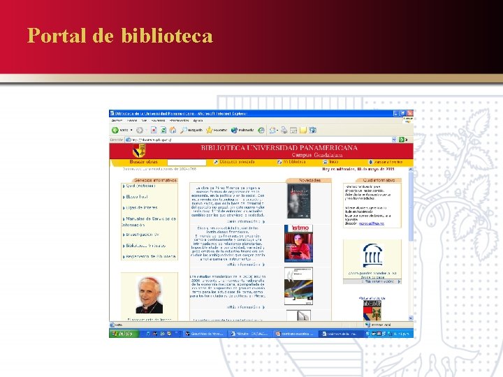 Portal de biblioteca 