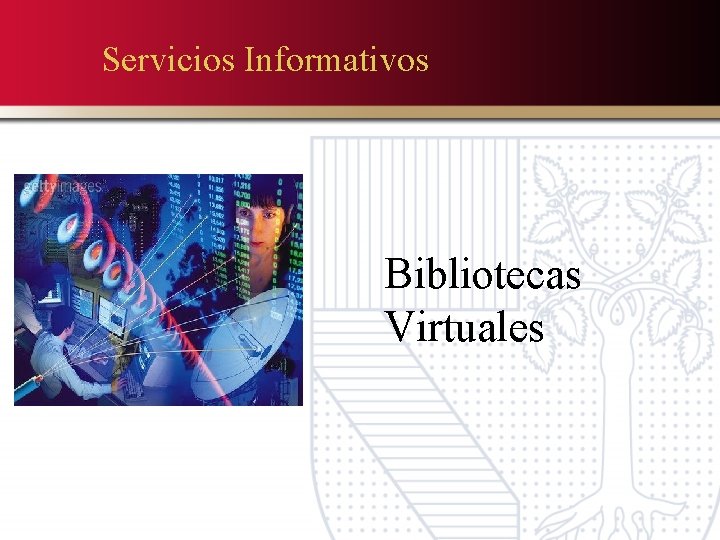 Servicios Informativos Bibliotecas Virtuales 