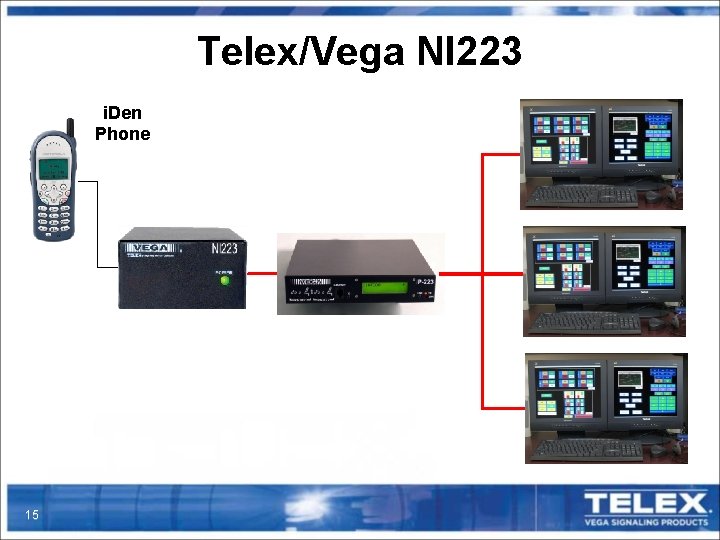 Telex/Vega NI 223 i. Den Phone 15 