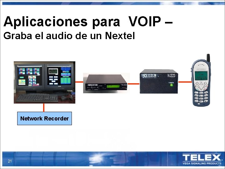 Aplicaciones para VOIP – Graba el audio de un Nextel Network Recorder 21 