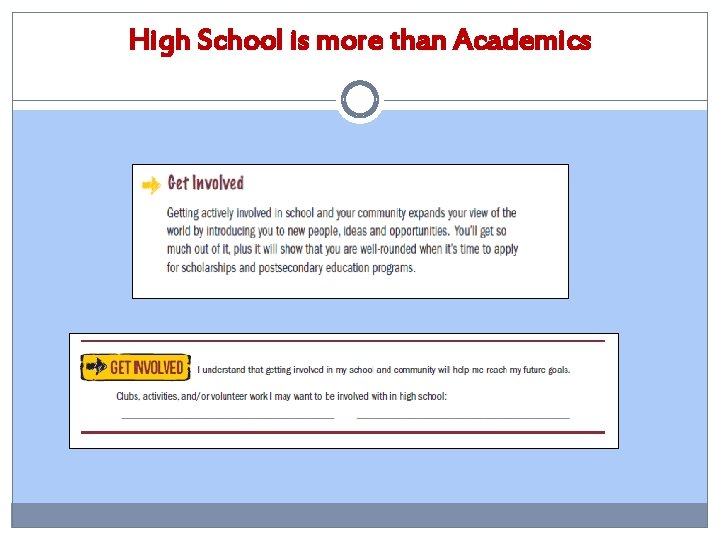 High School is more than Academics 