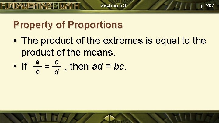 CHAPTER 5 Section 5 3Proportions Book cover image