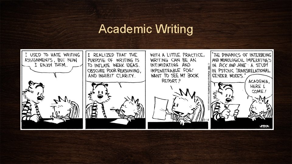 Academic Writing 
