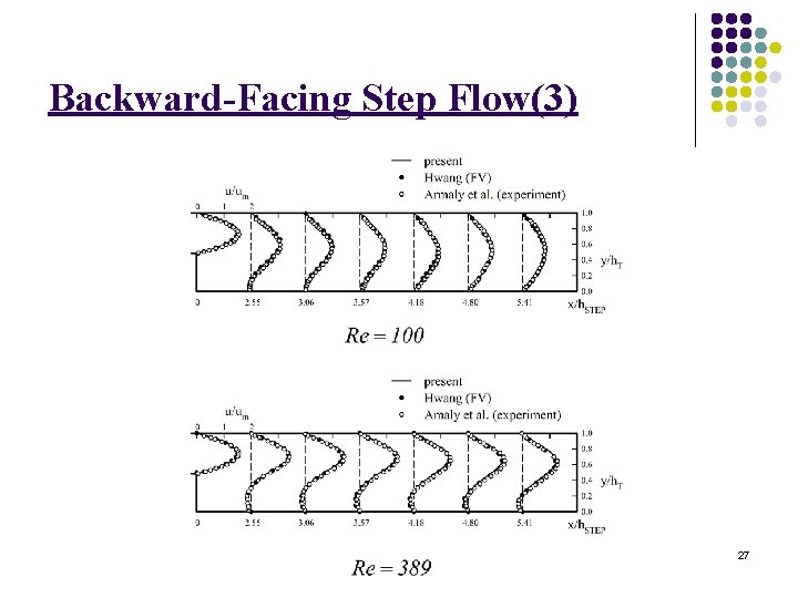 Backward-Facing Step Flow(3) 27 