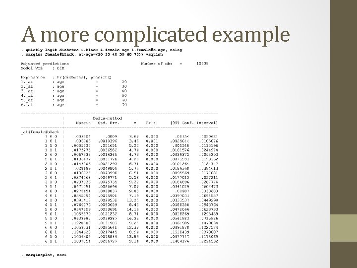 A more complicated example 