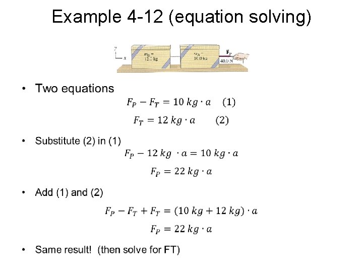 Example 4 -12 (equation solving) • 