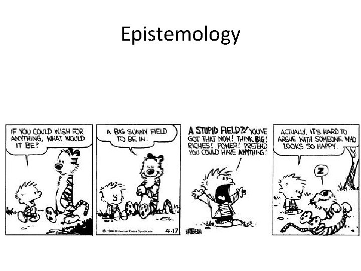 Epistemology 