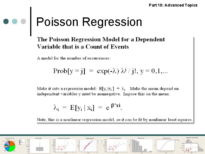 Part 10: Advanced Topics Poisson Regression 