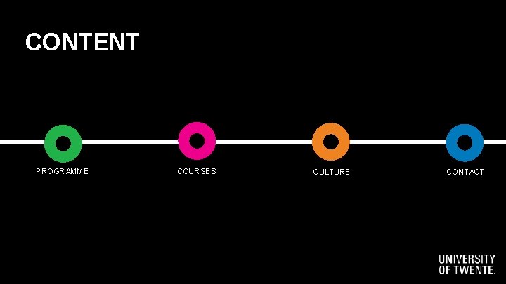 CONTENT PROGRAMME COURSES CULTURE CONTACT CONTENT PROGRAMME COURSES CULTURE CONTACT