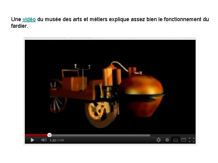 Une vidéo du musée des arts et métiers explique assez bien le fonctionnement du