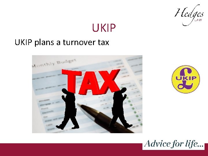 UKIP plans a turnover tax 