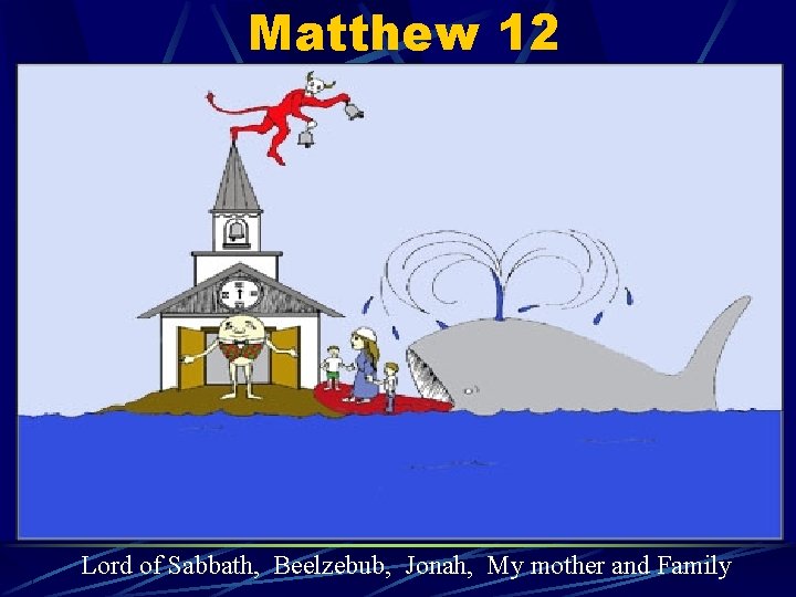 Matthew 12 Lord of Sabbath, Beelzebub, Jonah, My mother and Family 