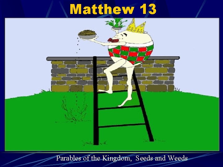 Matthew 13 Parables of the Kingdom, Seeds and Weeds 