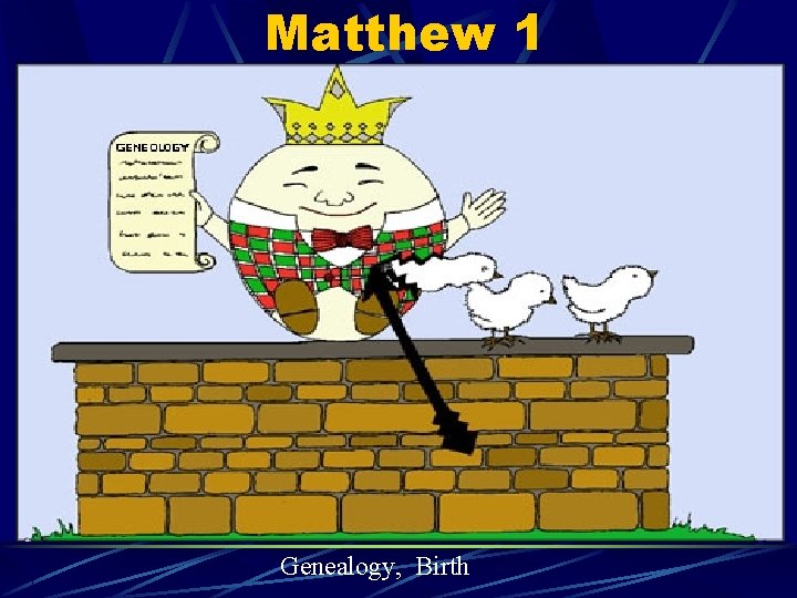 Matthew 1 Genealogy, Birth 