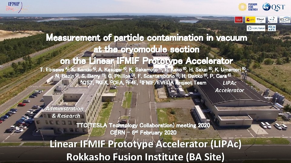 Measurement of particle contamination in vacuum at the cryomodule section on the Linear IFMIF