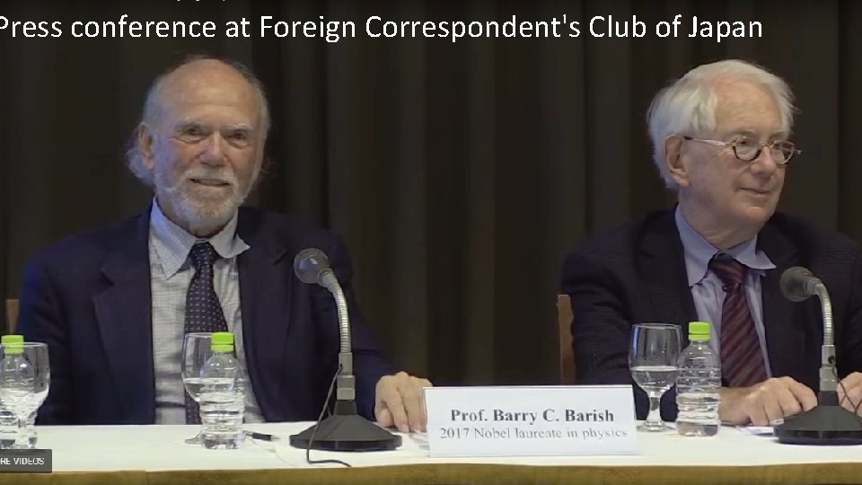 Press conference at Foreign Correspondent's Club of Japan 