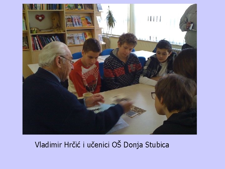 Vladimir Hrčić i učenici OŠ Donja Stubica 