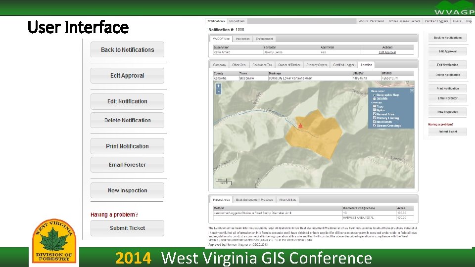 User Interface 2014 West Virginia GIS Conference 