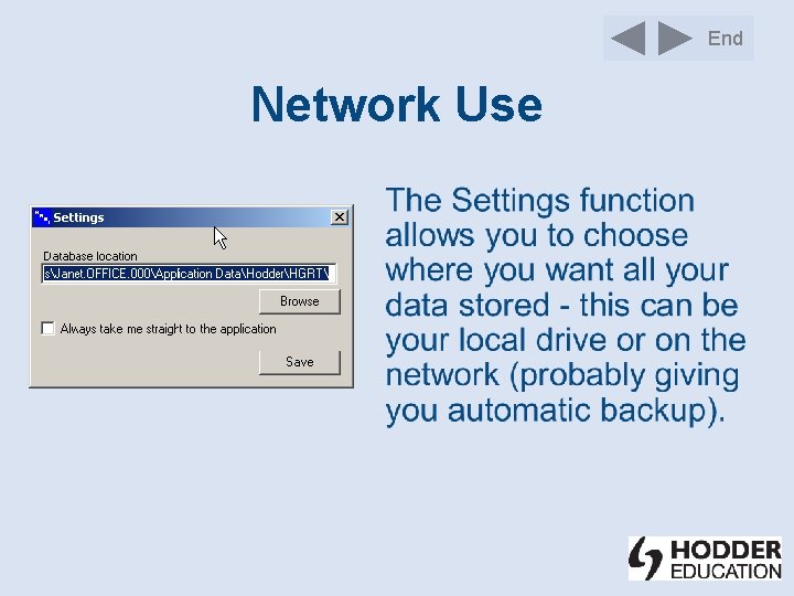 End Network Use 