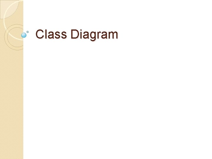 Class Diagram 