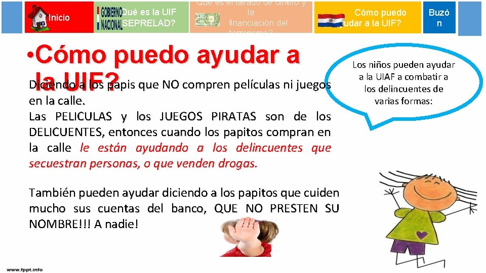 Inicio Qué es la UIF SEPRELAD? Qué es el lavado de dinero y la