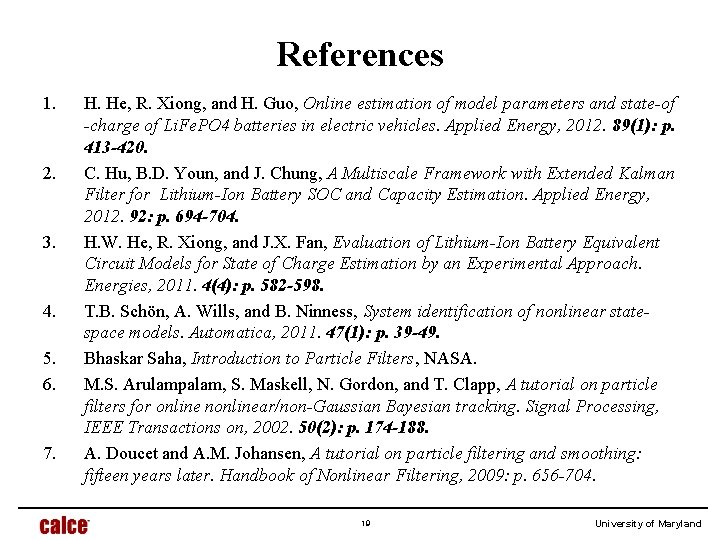 References 1. 2. 3. 4. 5. 6. 7. H. He, R. Xiong, and H.