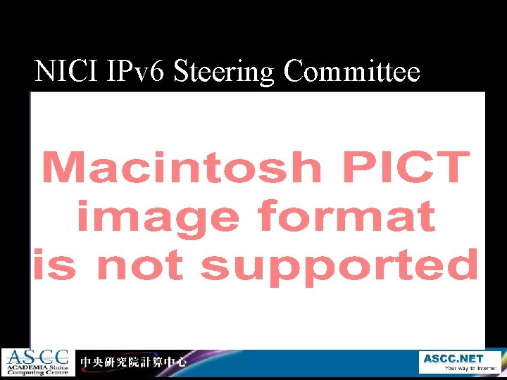 NICI IPv 6 Steering Committee 