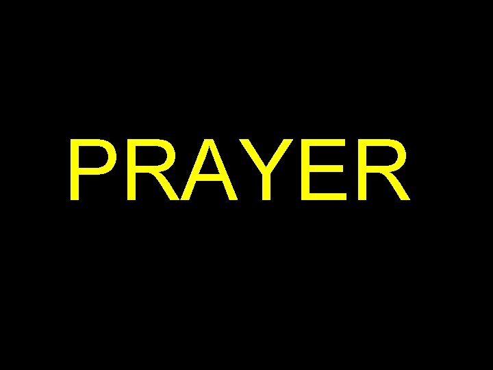 PRAYER 