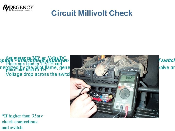 Robertshaw Millivolt Troubleshooting Guide Gas Products 1 Safety