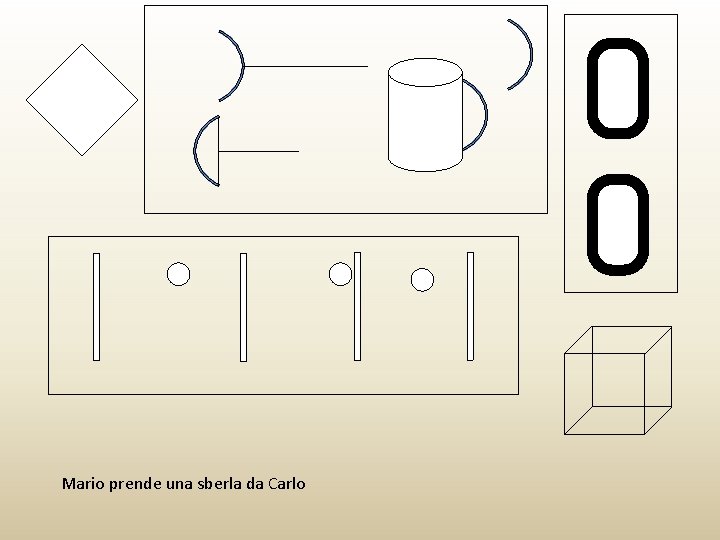 Mario prende una sberla da Carlo 