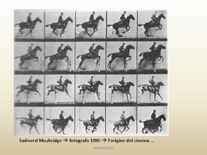 Eadwerd Muybridge fotografo 1886 l’origine del cinema … MACCHIL 2013 
