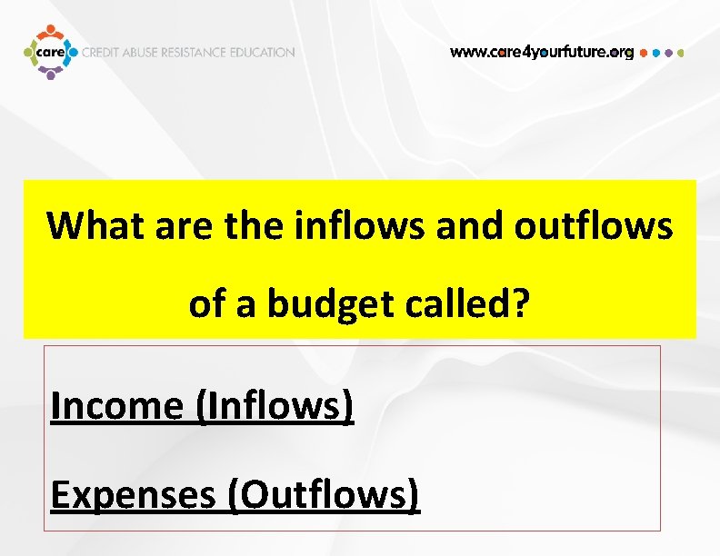 Budgeting and Savings Instructor www getkahoot com Students