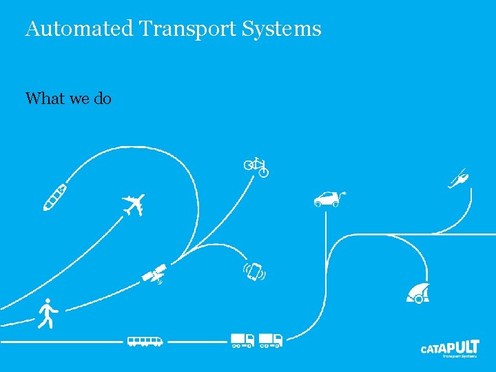 Automated Transport Systems What we do Automated Transport Systems What we do
