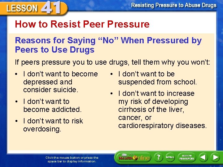 How to Resist Peer Pressure Reasons for Saying “No” When Pressured by Peers to