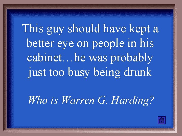 This guy should have kept a better eye on people in his cabinet…he was