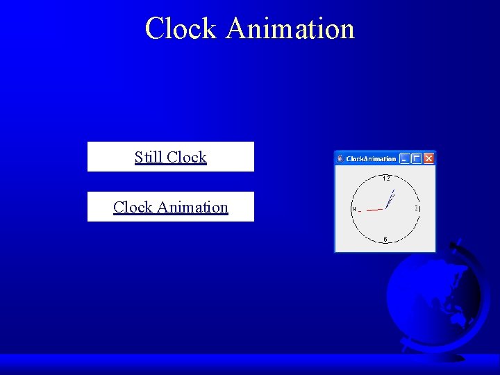 Clock Animation Still Clock Animation 