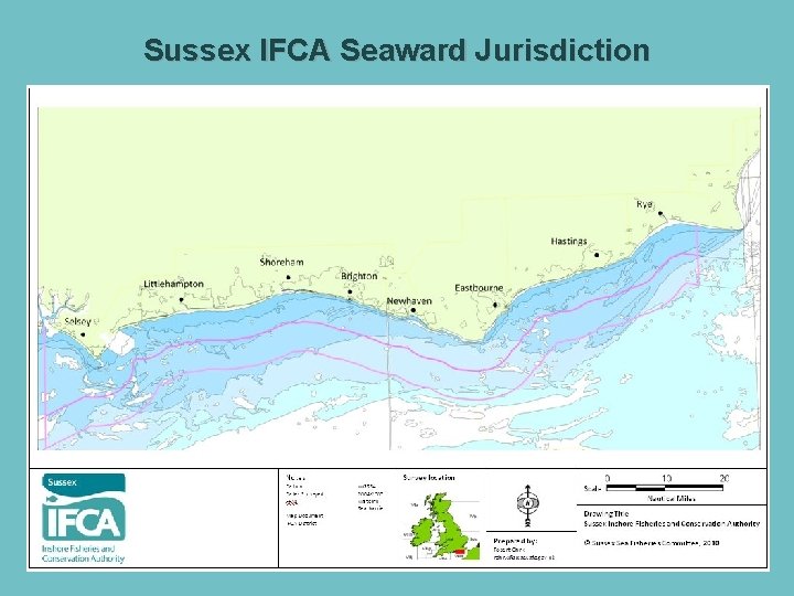 Sussex IFCA Seaward Jurisdiction 