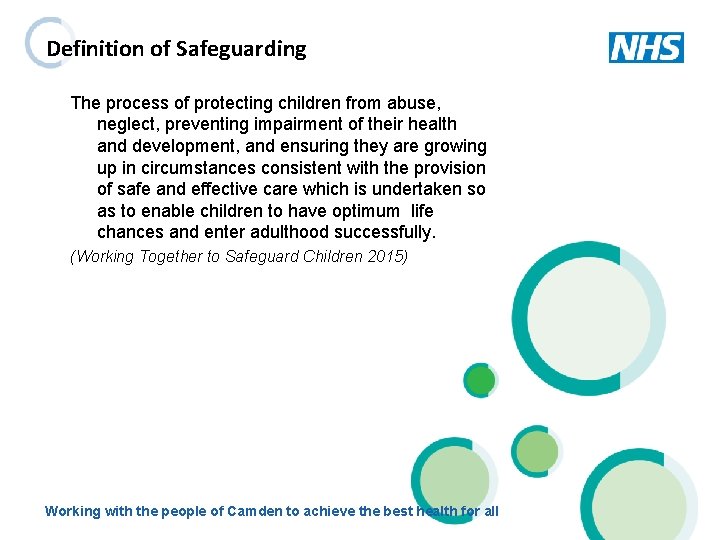 Definition of Safeguarding The process of protecting children from abuse, neglect, preventing impairment of
