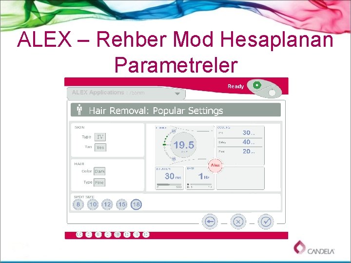 ALEX – Rehber Mod Hesaplanan Parametreler 