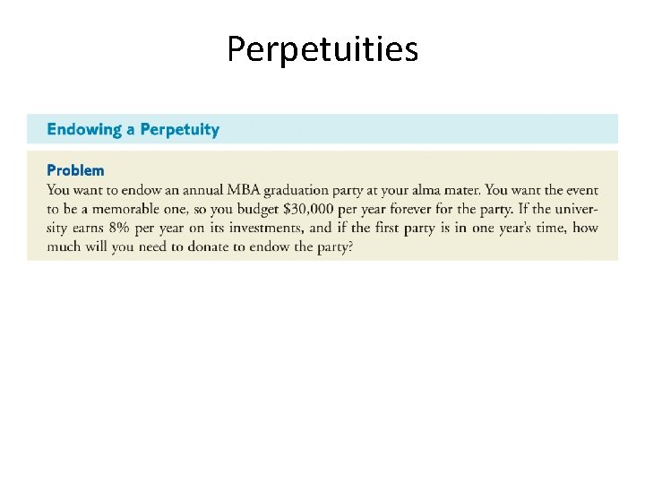 Perpetuities 