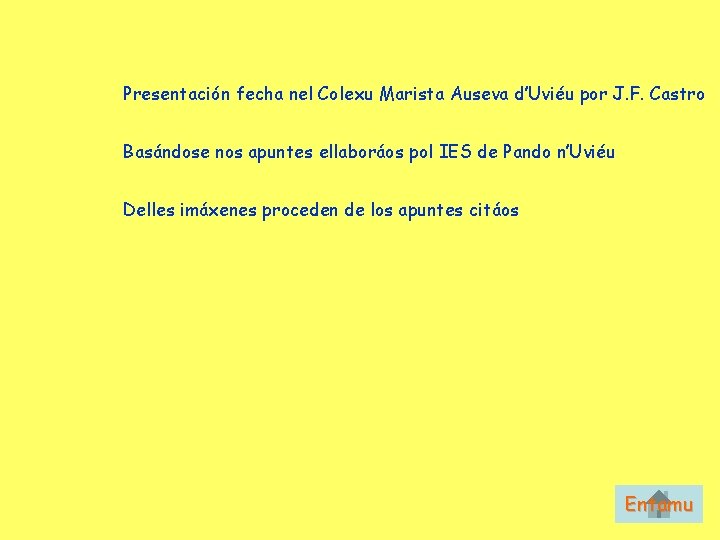 Presentación fecha nel Colexu Marista Auseva d’Uviéu por J. F. Castro Basándose nos apuntes