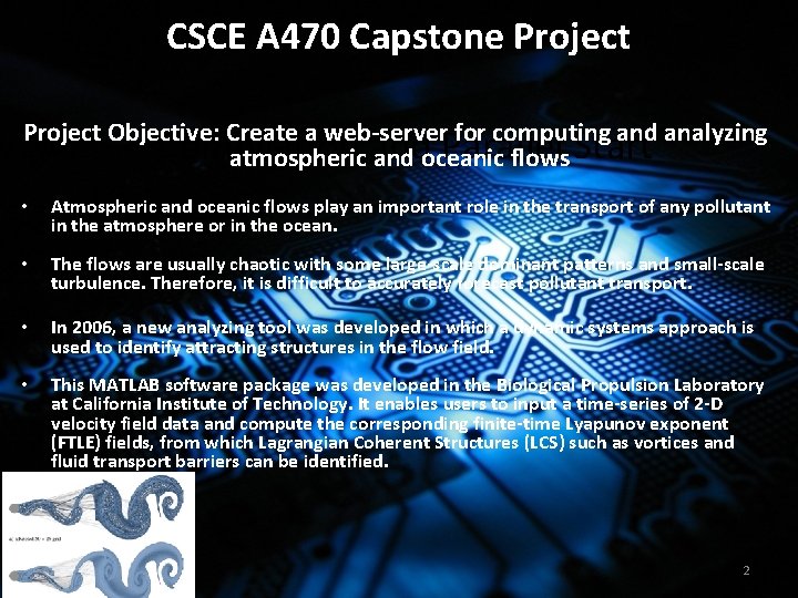 CSCE A 470 Capstone Project Objective: Create a web-server for computing and analyzing Compilation