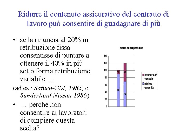 Ridurre il contenuto assicurativo del contratto di lavoro può consentire di guadagnare di più