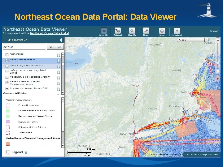 Northeast Ocean Data Portal: Data Viewer 