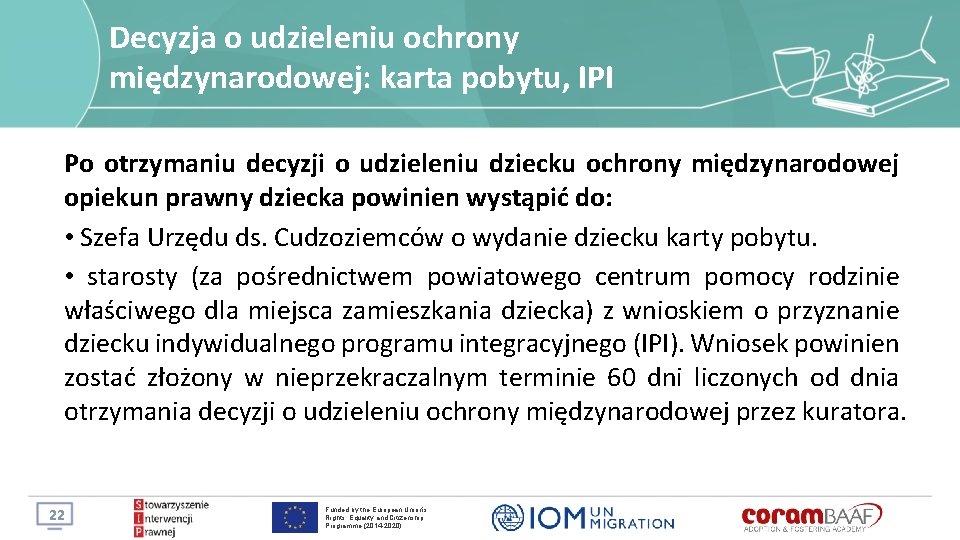 Decyzja o udzieleniu ochrony międzynarodowej: karta pobytu, IPI Po otrzymaniu decyzji o udzieleniu dziecku