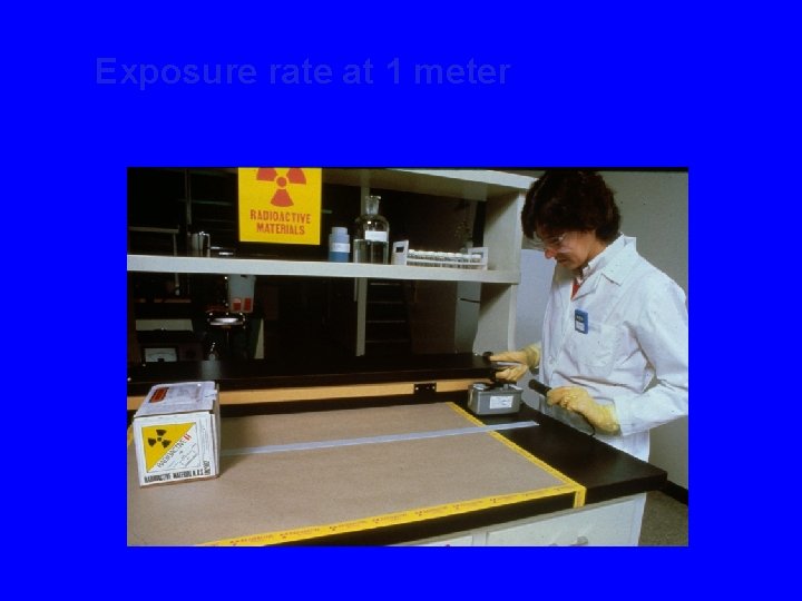 Exposure rate at 1 meter 