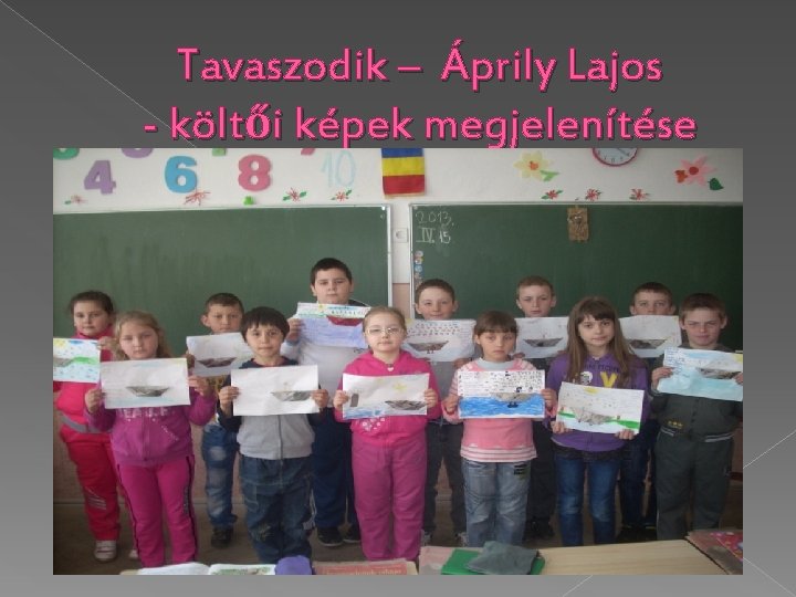 Tavaszodik – Áprily Lajos - költői képek megjelenítése 