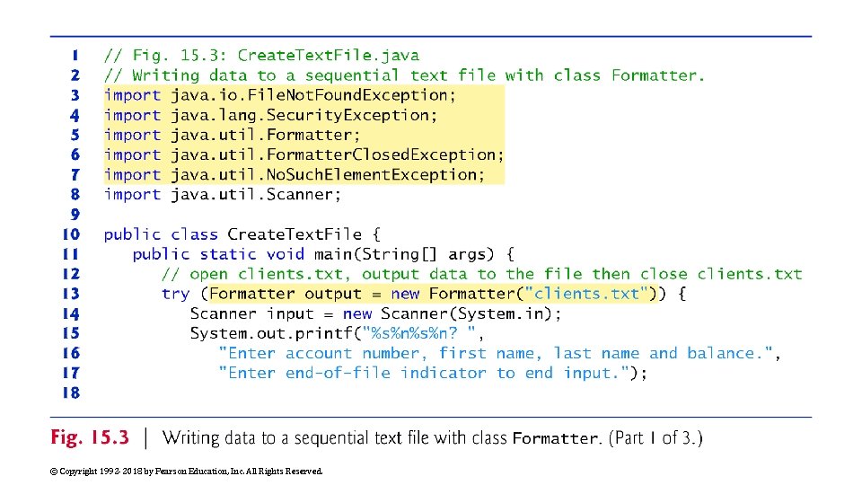 © Copyright 1992 -2018 by Pearson Education, Inc. All Rights Reserved. 