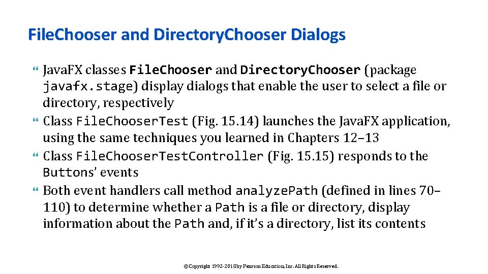 File. Chooser and Directory. Chooser Dialogs Java. FX classes File. Chooser and Directory. Chooser